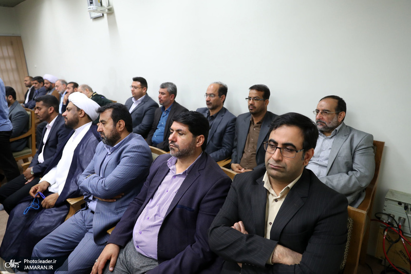 دیدار اعضای ستاد کنگره شهدای استان هرمزگان با رهبر معظم انقلاب