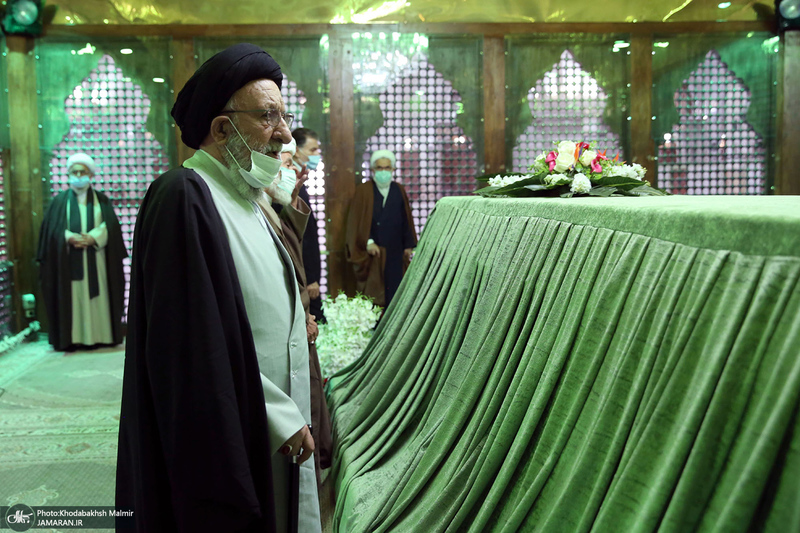 تجدید میثاق هیأت رئیسه و اعضای مجلس خبرگان رهبری با آرمان های امام خمینی(س)