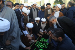 مراسم تشییع مرحوم استاد محمد حسین حشمت‌پور‎