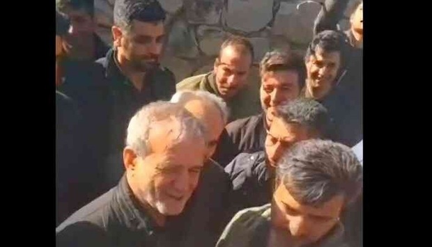 پزشکیان در سفر غیررسمی به دیزج علیا مرند رفت + عکس