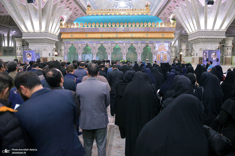 مراسم تجدید میثاق اهالی فرهنگ و کتاب با آرمان‌های امام خمینی (س)