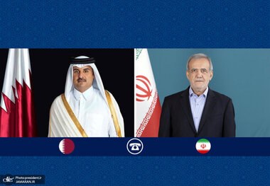 پزشکیان از دولت و ملت قطر دلجویی کرد/ شیخ تمیم بر گسترش روابط دو کشور تأکید کرد