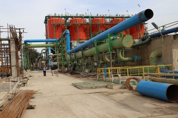 تصفیه خانه آب صنعتی فولاد خوزستان به بهره برداری رسید