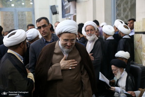 مراسم بزرگداشت آیت الله العظمی محقق کابلی در مسجد اعظم قم