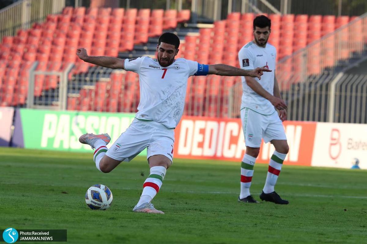 اتفاق عجیب در آستانه بازی ایران و عراق+عکس