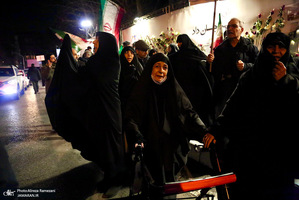 اجتماع مردمی در محله دروس تهران