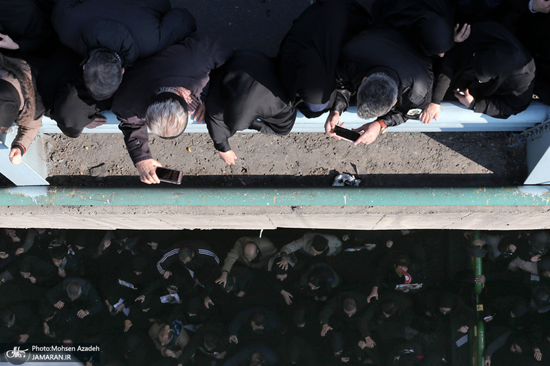 حضور میلیون ها تهرانی در تشییع پیکر مطهر سردار قاسم سلیمانی - 5