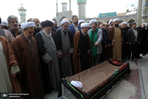 مراسم تشییع و خاکسپاری حجت الاسلام والمسلمین حاج شیخ عباس صالحی منش(ره)