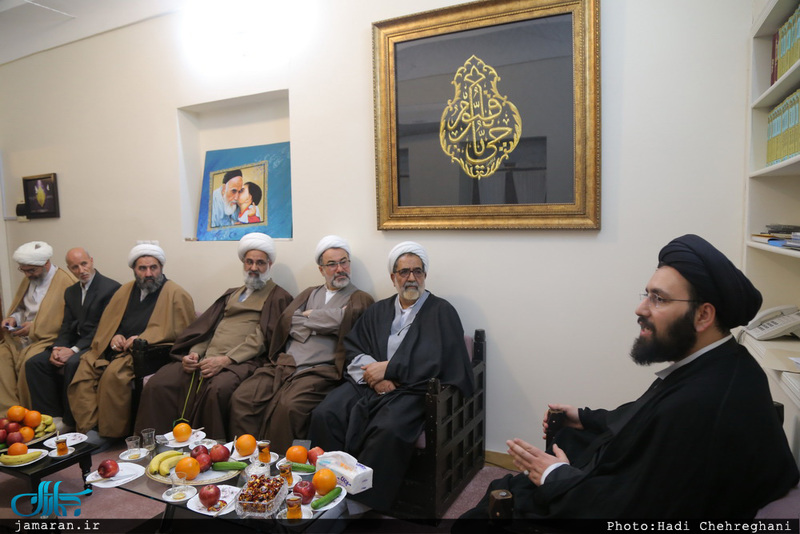 دیدار معاون محترم تبلیغ و امور فرهنگی حوزه علمیه با سید علی خمینی