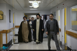 حجت الاسلام و المسلمین سید حسن خمینی و حجت الاسلام و المسلمین سید سراج الدین موسوی