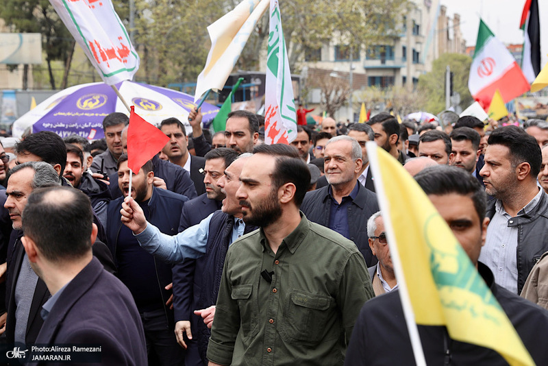 راهپمایی با شکوه روز قدس در تهران-۲