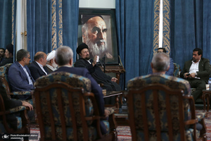 دیدار مدیر عامل و مدیران و معاونین بهشت زهرا (س) با سید حسن خمینی