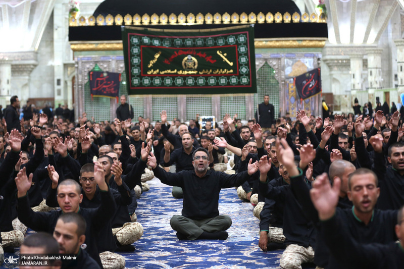 مراسم عزاداری حضرت اباعبدالله الحسین (ع) درحرم مطهر امام خمینی (س)
