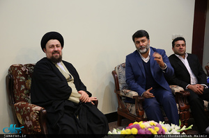 دیدارجمعی از اعضای کمیته مستقل پرثوا و پیشکسوتان با سید حسن خمینی