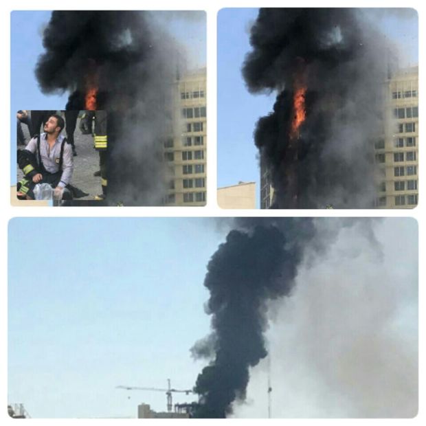 11 مصدوم در حادثه آتش سوزی هتل نیمه ساز در مشهد  عملیات کاووش تا صبح امروز ادامه داشت