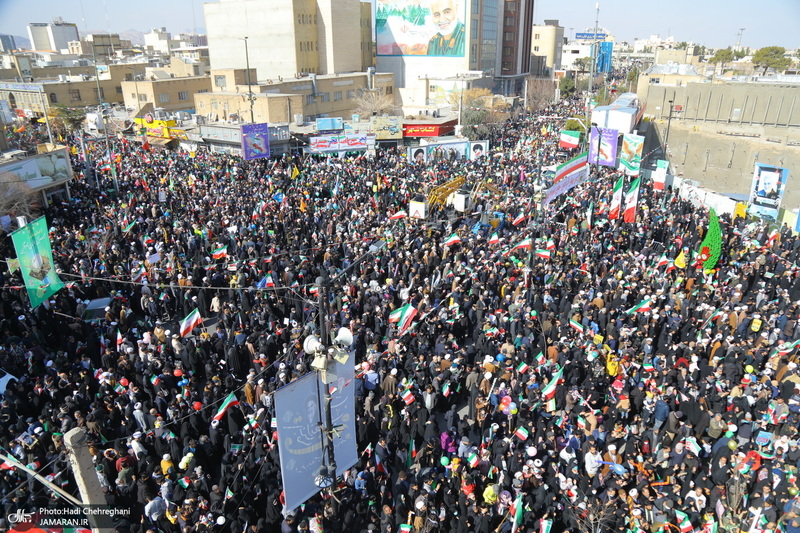 راهپیمایی باشکوه 22 بهمن در قم