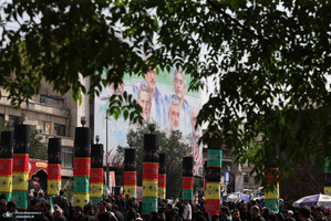 مراسم تشییع شهدای جنگ تحمیلی رژیم صهیونیستی در تهران-6