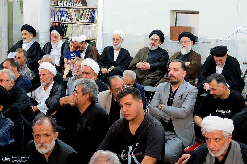 مراسم عزاداری ۲۸ صفر در دفتر آیت الله العظمی صانعی (ره)