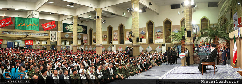 دیدار دست‌اندرکاران راهیان نور با رهبر معظم انقلاب 