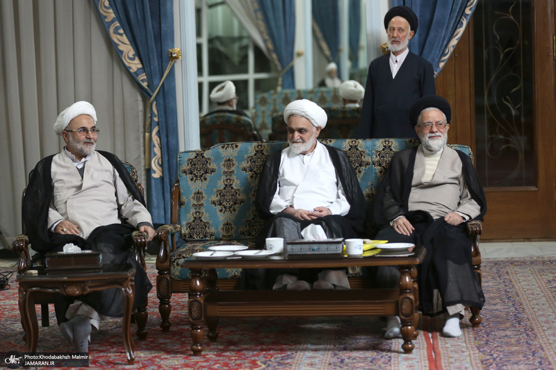 دیدار مجمع روحانیون مبارز و مجمع محققین حوزه علمیه قم با سید حسن خمینی