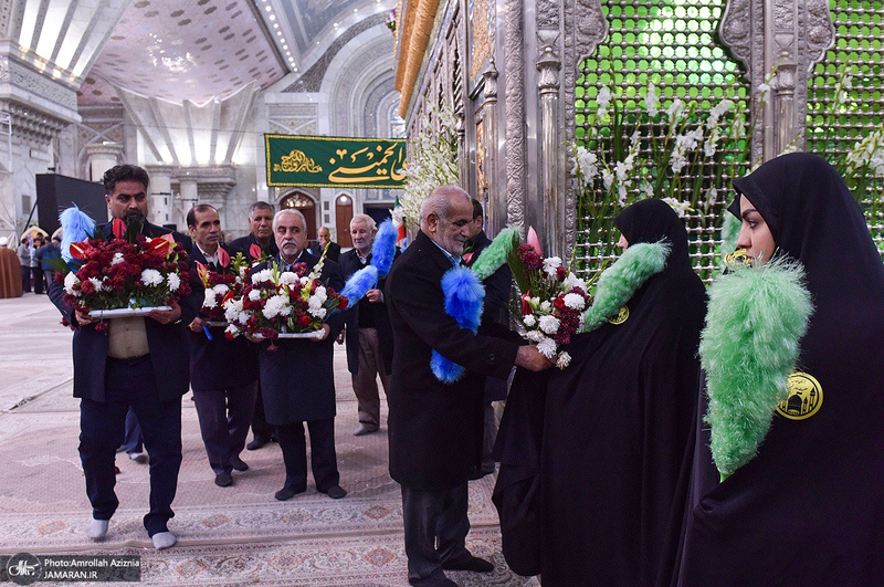 مراسم گل افشانی حرم مطهر امام خمینی (س)