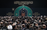 اولین شب مراسم عزاداری ایام شهادت حضرت زهرا(س) با حضور رهبر انقلاب (5)