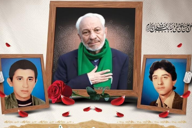 سید فضل الله احمدی به فرزندان شهیدش پیوست + پیام تسلیت