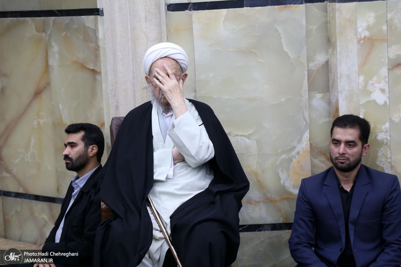 مراسم عزاداری شب شهادت امام موسی کاظم(ع) در حرم کریمه اهل بیت(س)