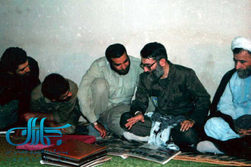 تصاویر دیده نشده از حضور سردار زاهدی در دوران دفاع مقدس