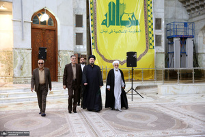 دیدار امدادگران هلال احمر با سید حسن خمینی