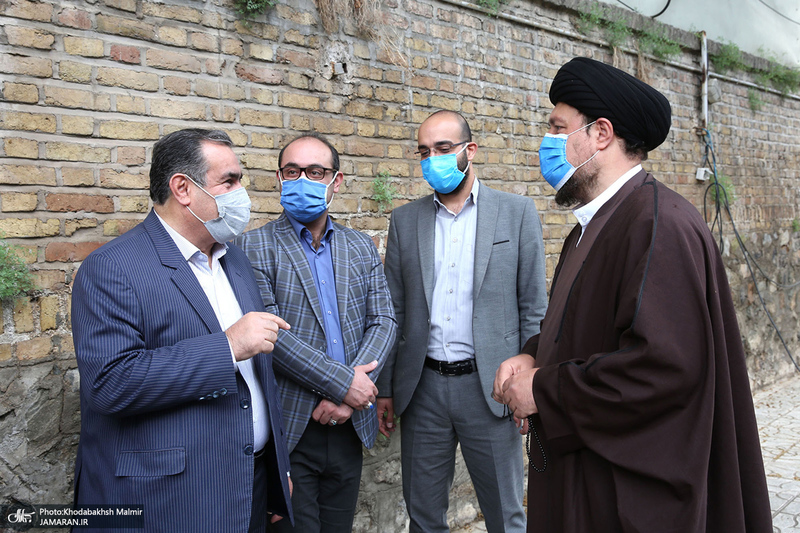 دیدار دبیر کل و اعضای شورای مرکزی حزب اعتماد ملی با سید حسن خمینی