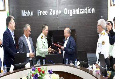 امضای تفاهم نامه ورود و تردد خودروهای خارجی با پلاک منطقه آزاد ماکو
