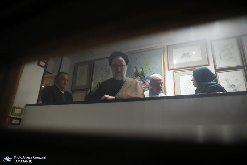 بازدید سید محمد خاتمی از موزه دکتر حسن حبیبی