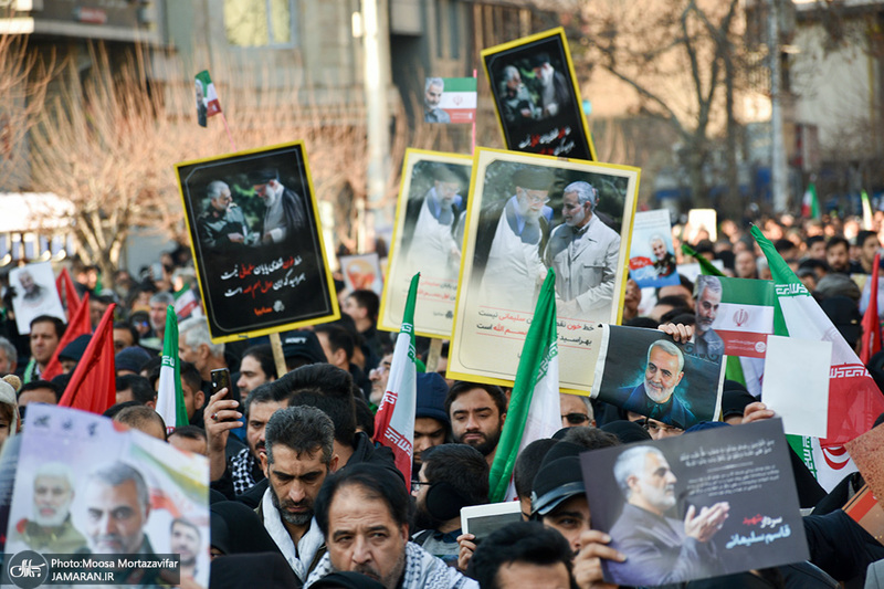 حضور میلیون ها تهرانی در تشییع پیکر مطهر سردار قاسم سلیمانی - 6 