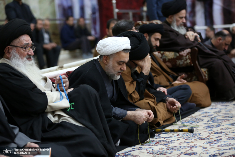 مراسم عزاداری شب شهادت حضرت زهرا (س) در حرم امام خمینی