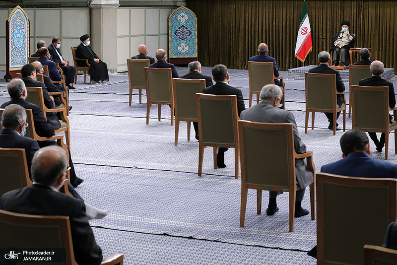 نخستین دیدار هیئت دولت سیزدهم با رهبر معظم انقلاب