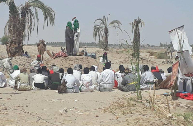 حجت الوداع در دلگان باز سازی شد