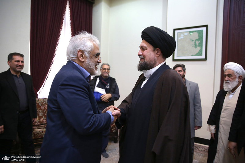 دیدار رییس دانشگاه آزاد اسلامی با سید حسن خمینی