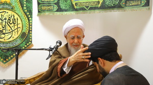 عمامه گذاری طلاب توسط مراجع عظام تقلید در روز میلاد امام علی (ع)‎