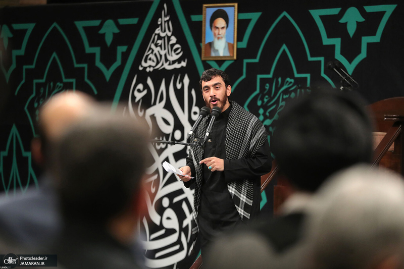 آخرین شب مراسم عزاداری شهادت حضرت فاطمه‌زهرا (س) در حسینیه امام خمینی