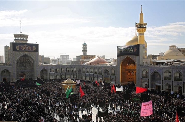 اجتماع عظیم عزاداران رضوی در مشهد برگزار شد