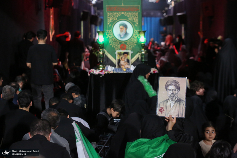 مراسم عزاداری امام حسین (ع) در خیابان کشور دوست
