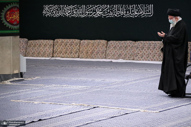 عزاداری شام شهادت حضرت زهرا (س) در حسینیه امام خمینی