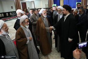 تجدید میثاق رئیس قوه قضائیه و مسئولان عالی قضایی با آرمان‌های امام خمینی(س)