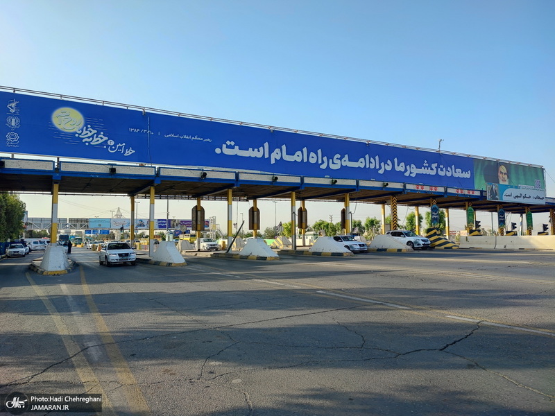 بدرقه کاروان های زائران اعزامی قم به مرقد امام خمینی