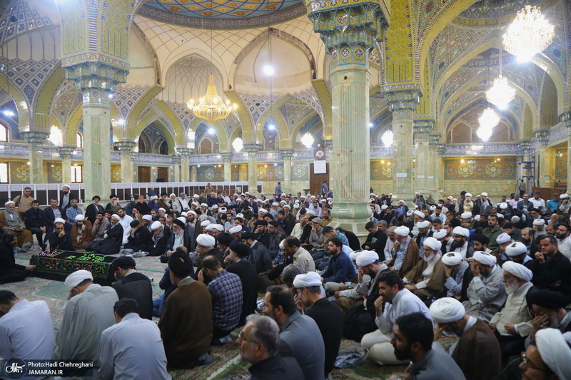 مراسم تشییع مرحوم استاد محمد حسین حشمت‌پور‎