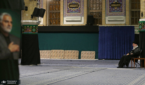 آخرین شب عزاداری حضرت اباعبدالله الحسین(ع) در حسینیه امام خمینی