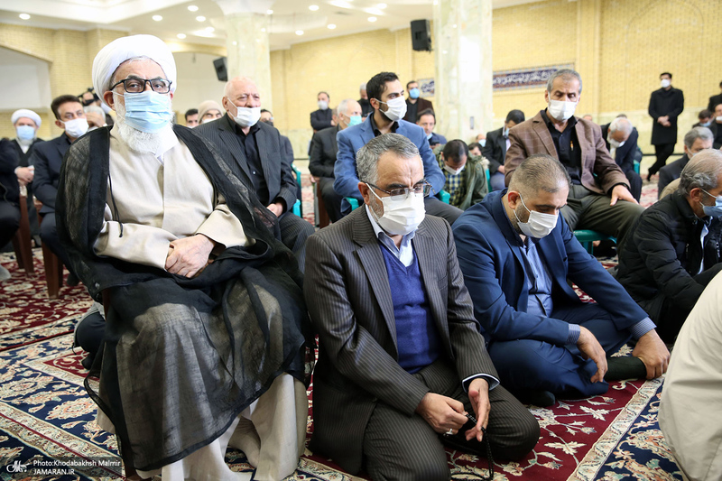 مراسم تشییع پیکر آیت الله ری شهری (ره) از حسینیه کوثر (س)