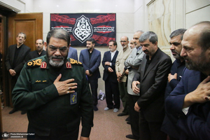 مراسم سالگرد شهادت سپهبد شهید محمد باقری، همسر و فرزند ایشان