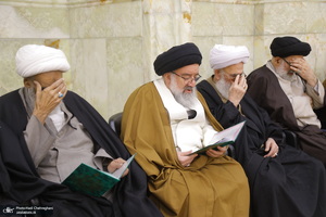 مراسم بزرگداشت آیت الله امامی کاشانی (ره) در مسجد اعظم قم